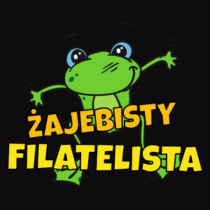 Żajebisty Filatelista - Męska Koszulka Czarna