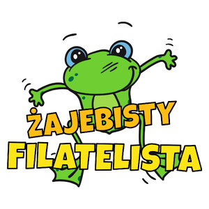 Żajebisty Filatelista - Kubek Biały