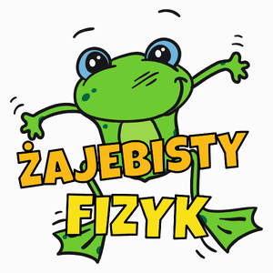 Żajebisty Fizyk - Poduszka Biała