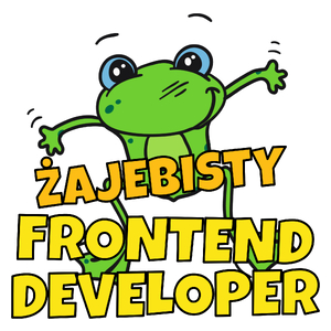 Żajebisty Frontend Developer - Kubek Biały