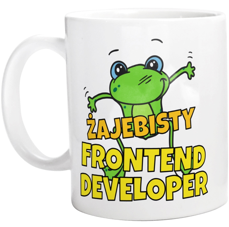 Żajebisty Frontend Developer - Kubek Biały