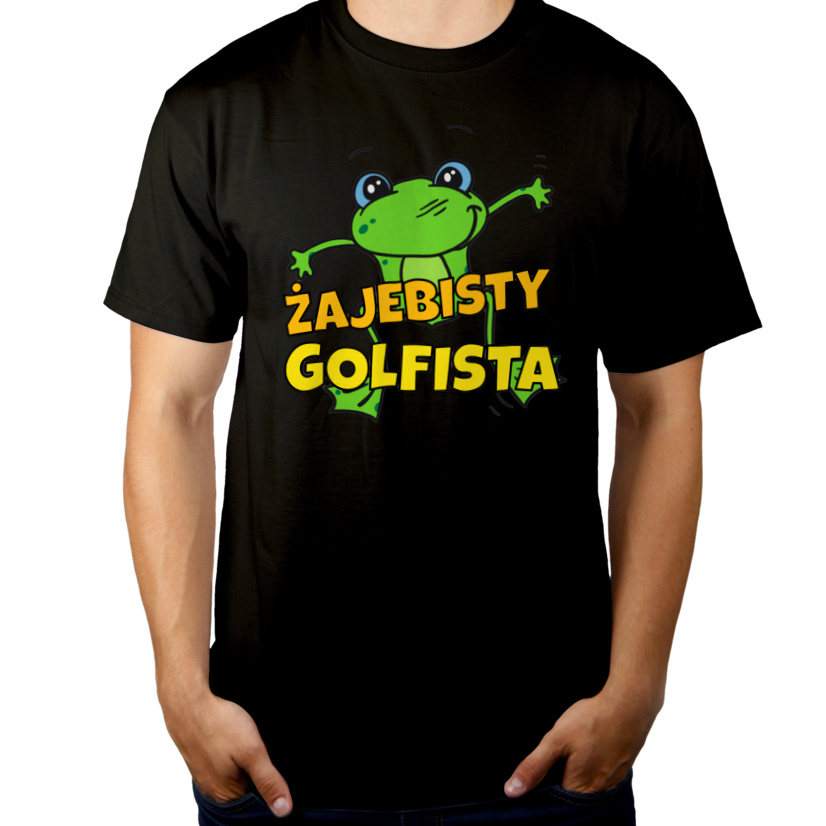 Żajebisty Golfista - Męska Koszulka Czarna