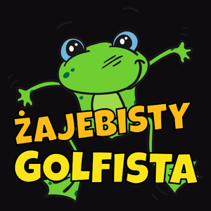 Żajebisty Golfista - Męska Koszulka Czarna