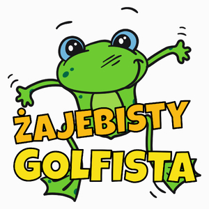 Żajebisty Golfista - Poduszka Biała