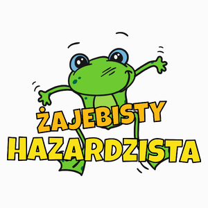 Żajebisty Hazardzista - Poduszka Biała