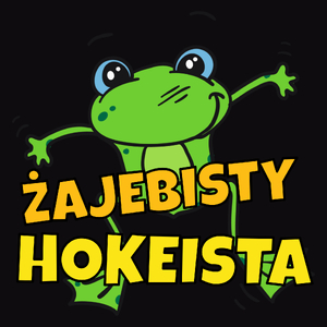 Żajebisty Hokeista - Męska Koszulka Czarna