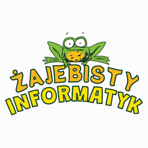 Żajebisty Informatyk - Poduszka Biała