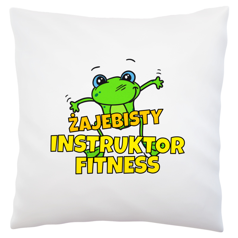 Żajebisty Instruktor Fitness - Poduszka Biała