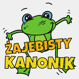 Żajebisty Kanonik - Męska Koszulka Biała