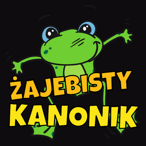 Żajebisty Kanonik - Męska Koszulka Czarna