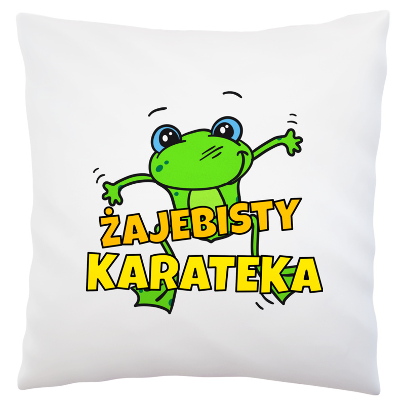 Żajebisty Karateka - Poduszka Biała