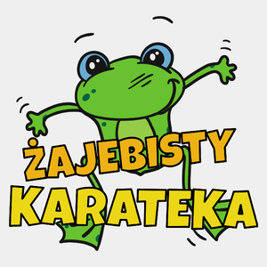 Żajebisty Karateka - Męska Koszulka Biała