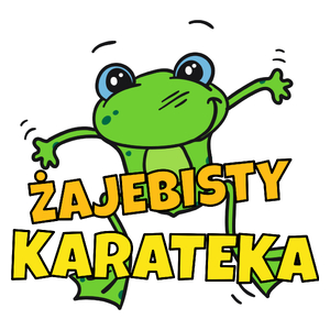 Żajebisty Karateka - Kubek Biały