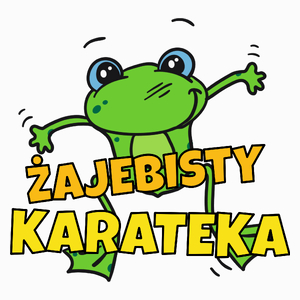 Żajebisty Karateka - Poduszka Biała