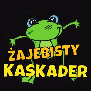 Żajebisty Kaskader - Męska Koszulka Czarna