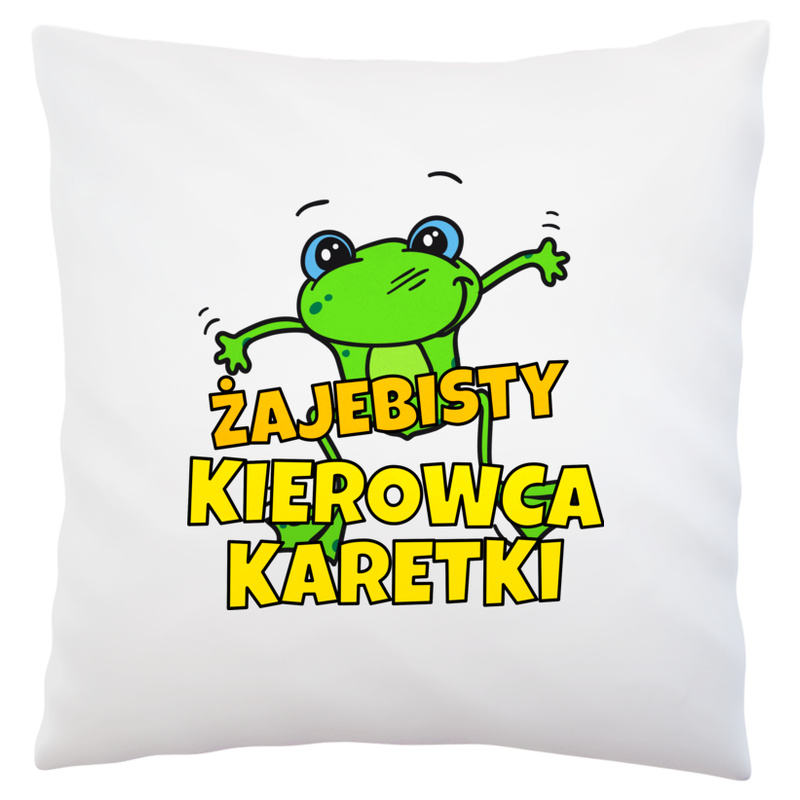 Żajebisty Kierowca Karetki - Poduszka Biała