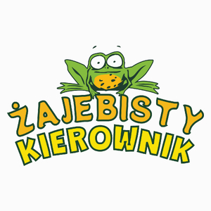 Żajebisty Kierownik - Poduszka Biała