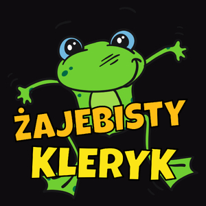 Żajebisty Kleryk - Męska Koszulka Czarna