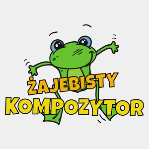 Żajebisty Kompozytor - Męska Koszulka Biała