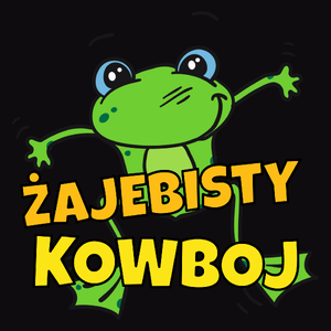 Żajebisty Kowboj - Męska Koszulka Czarna