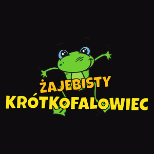 Żajebisty Krótkofalowiec - Męska Koszulka Czarna