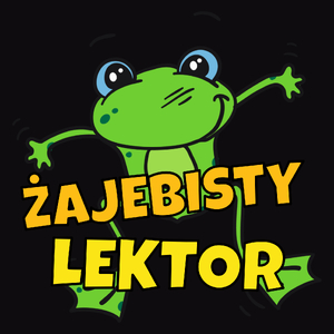 Żajebisty Lektor - Męska Koszulka Czarna