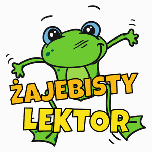 Żajebisty Lektor - Poduszka Biała