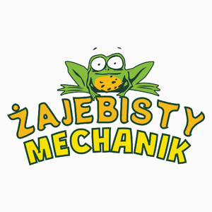 Żajebisty Mechanik - Poduszka Biała