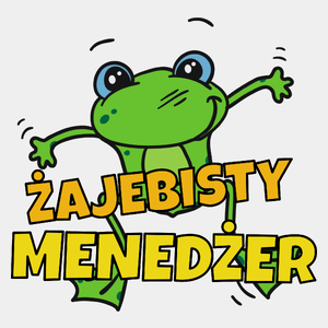 Żajebisty Menedżer - Męska Koszulka Biała