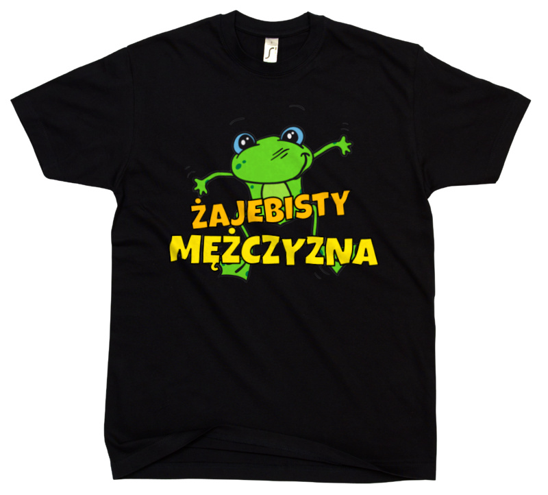 Żajebisty Mężczyzna - Męska Koszulka Czarna