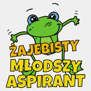 Żajebisty Młodszy Aspirant - Męska Koszulka Biała