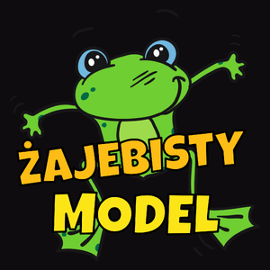 Żajebisty Model - Męska Koszulka Czarna