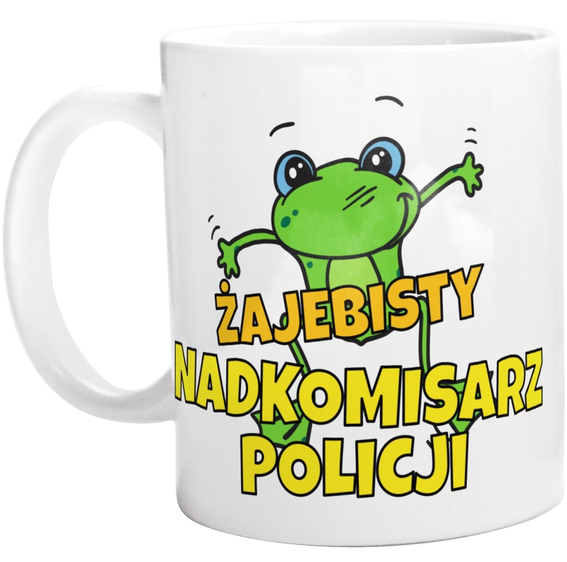 Żajebisty Nadkomisarz Policji - Kubek Biały