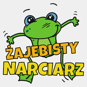 Żajebisty Narciarz - Męska Koszulka Biała