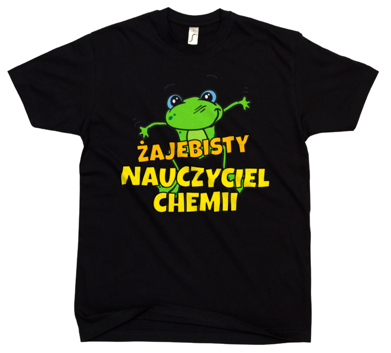 Żajebisty Nauczyciel Chemii - Męska Koszulka Czarna