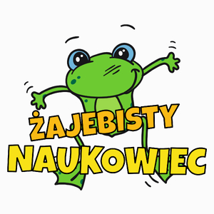 Żajebisty Naukowiec - Poduszka Biała