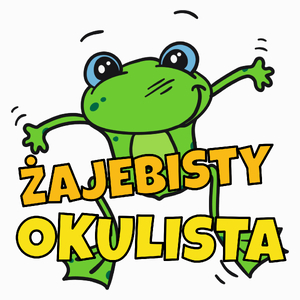 Żajebisty Okulista - Poduszka Biała