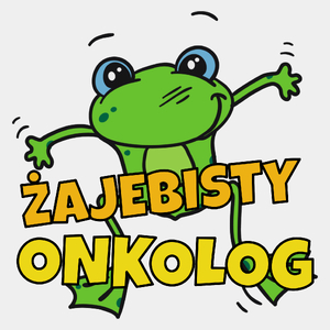 Żajebisty Onkolog - Męska Koszulka Biała