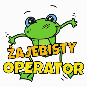 Żajebisty Operator - Poduszka Biała
