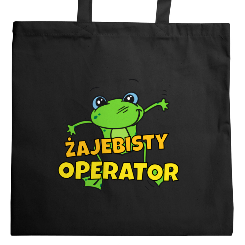 Żajebisty Operator - Torba Na Zakupy Czarna