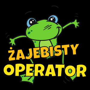 Żajebisty Operator - Torba Na Zakupy Czarna