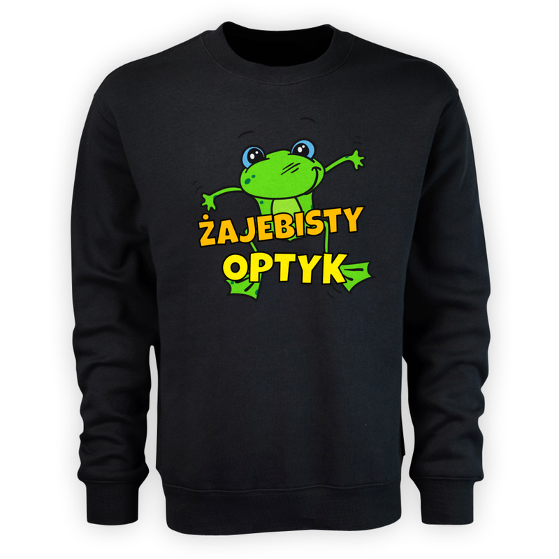 Żajebisty Optyk - Męska Bluza Czarna