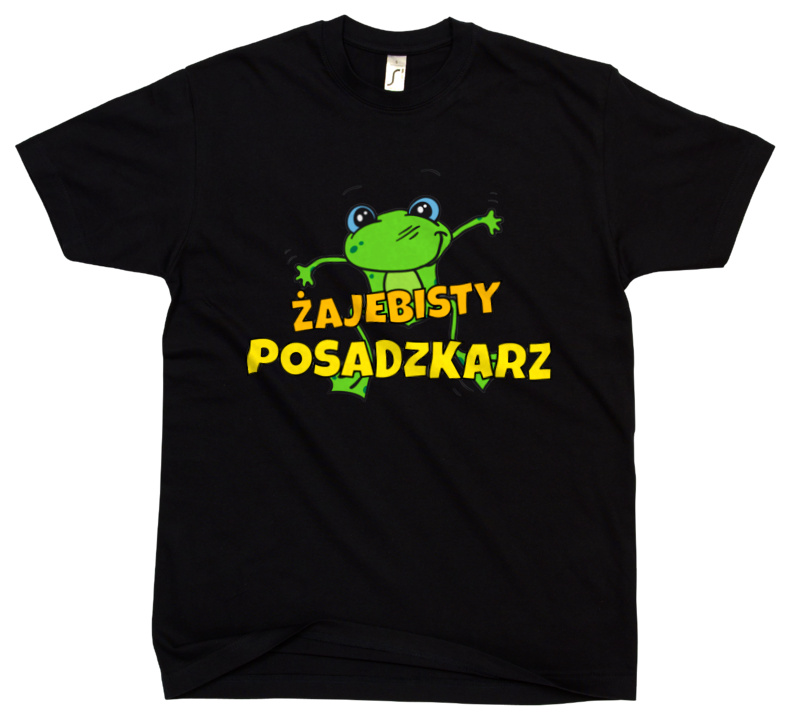 Żajebisty Posadzkarz - Męska Koszulka Czarna