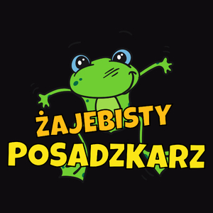 Żajebisty Posadzkarz - Męska Koszulka Czarna