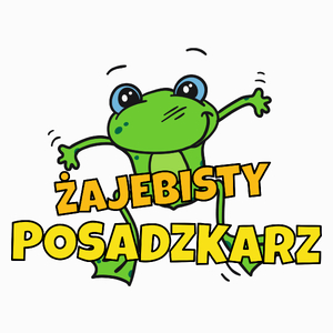 Żajebisty Posadzkarz - Poduszka Biała