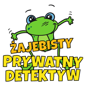 Żajebisty Prywatny Detektyw - Kubek Biały