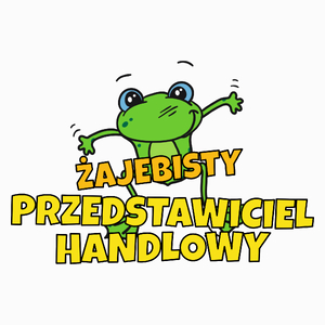 Żajebisty Przedstawiciel Handlowy - Poduszka Biała