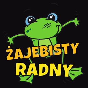Żajebisty Radny - Męska Koszulka Czarna