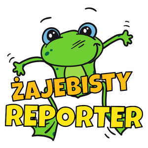 Żajebisty Reporter - Kubek Biały