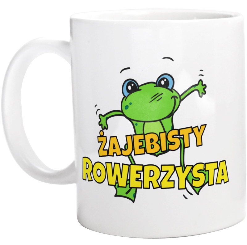 Żajebisty Rowerzysta - Kubek Biały